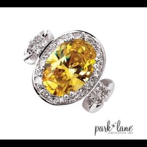 Park Lane Yellow Diamond ring. Size 7.5